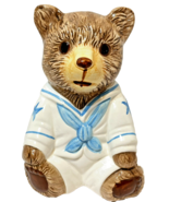 VTG Relpo T1150 Teddy Bear Sailor Suit Nursery Planter Blue White Brown ... - £10.57 GBP