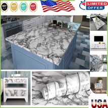 Elegant Peel and Stick Marble Wallpaper – 15.8x197 Inch Self-Adhesive De... - $50.16 CAD
