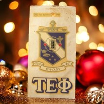 Tau Epsilon Phi Fraternity Decal Use Water TEP University College Vintag... - $9.89