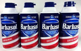 Barbasol Shaving Cream, Original, Thick And Rich, 10 oz Can (4 Count) - £19.50 GBP