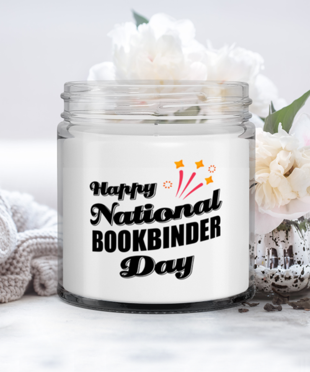 Primary image for Funny Bookbinder Candle - Happy National Day - 9 oz Candle Gifts For 