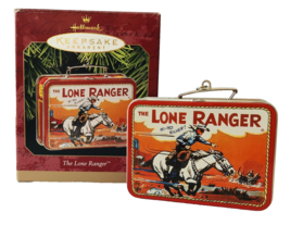 Hallmark Christmas Ornament Lone Ranger Tin Lunchbox 06265 Hi-Yo Silver 1997 - £10.04 GBP