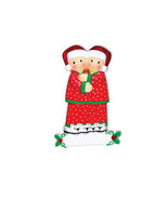 Pajama Family of 2 3 4 5 6 Personalized  Christmas Tree Ornament - $278.67 MXN+