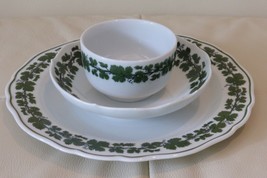 MEISSEN Porcelain Full Green Vine Pattern Set - £54.60 GBP