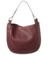 Jason Wu Black Cherry Pebbled Faux Leather Shoulder Bag - £66.56 GBP