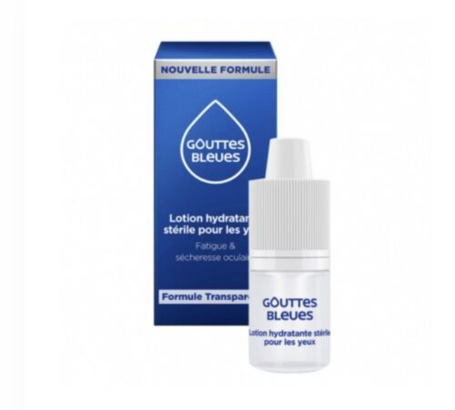 Innoxa Gouttes Bleues French Blue Eye Whitening Drops Lotion EXP:2025