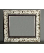 Marco de madera tallada con paspartu oscuro. Marco estilo vintage. Sopor... - $4,339.51 MXN