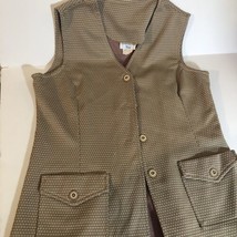 Vintage Sears Brown Womens Vest  16 Sh3 - £7.90 GBP