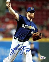 Blaine Boyer signed 8x10 photo PSA/DNA Milwaukee Brewers Autographed - £23.59 GBP