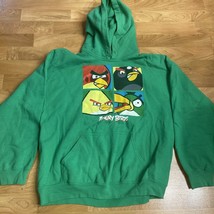 OFFICIAL ASSORTED ANGRY BIRDS HOODIE Men’s Size Large - £13.29 GBP