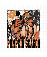 Pumpkin boho floral PNG, Pumpkin Season PNG, Fall Pumpkin PNG, Thanksgiv... - $2.50