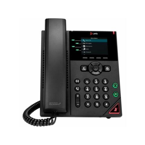 HP 89B62AA#AC3 POLY VVX 250 4-LINE IP PHONE AND POE-ENABLED WW - $195.72