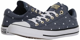 Women&#39;s Converse Chuck Taylor All Star Madison Ox, 560688C Size 5 Navy/Gold - £48.21 GBP