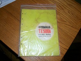 Yamaha TX500A Assembly Manual - $259.48 MXN