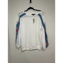 Suzanne Betro New with Tags Size Large Scoop Neck Dolman Sleeve Print Mi... - €18,59 EUR