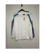 Suzanne Betro New with Tags Size Large Scoop Neck Dolman Sleeve Print Mi... - $21.56