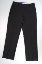 Footjoy Pants Mens Size 34x34 Golf Performance Black Flat Front Polyeste... - $23.70