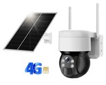 4G Lte Cellular Security Camera Outdoor Solar Battery Powered, 360 Wirel... - $89.99