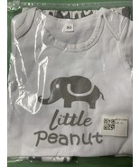 2 Piece White Elephant Theme Baby  12-24 Months - $180.38 MXN