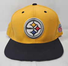 Pittsburgh Steelers Black &amp; Yellow Hat Cap Mitchell &amp; Ness Vintage Colle... - £15.88 GBP