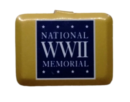 National World War 2 Museum Gold Shirt Clip Pin Vintage Entry Military VFW WWII - £9.56 GBP