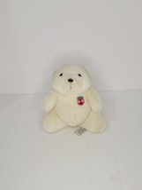 Vintage 1993 Coca-Cola Company Polar Bear Stuffed Plush Animal Toy 7&quot; Sitting - £6.12 GBP