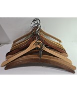 22 Vintage Wooden Assorted Clothing Clothes Hangers Closet Organization - $25.80 CAD