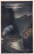 Moonlight Royal Gorge Colorado CO Postcard C57 - £2.34 GBP