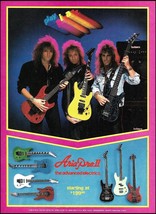 Play Piazz 1986 Aria Pro II guitars &amp; bass advertisement 8 x 11 ad print - $4.01