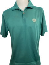 Nike Dri Fit Perforated Men&#39;s Golf Caddie Shirt Medina Country Club Gree... - $43.69