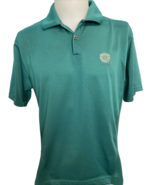 Nike Dri Fit Perforated Men&#39;s Golf Caddie Shirt Medina Country Club Gree... - £33.64 GBP