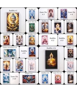  Hand-Crafted Acrylic Fridge Magnets Buddha Guan‑Yin Dragon Tara Spiritu... - $10.99