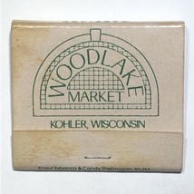Woodlake Market Restaurant Kohler Wisconsin Match Book Matchbox - £3.86 GBP