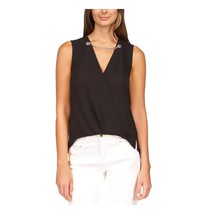 MICHAEL Michael Kors Women&#39;s Chain Vented Hem Sleeveless Top B4HP - £29.87 GBP