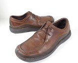 Merrell Oracle Cherrywood Mens Size 9.5 Leather Oxfords Brown Casual Hike - $22.49