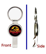 Jurassic World Park Movie Prop Pendant or Keychain silver secret bottle ... - £9.85 GBP