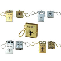 Mini Key Chain English Holy Bible, Spanish Dios Habla Hoy Religious Gift... - £10.18 GBP