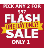 WED - THURS OCT 24-26 FLASH SALE! PICK ANY 2 FOR $97 LIMITED OFFER DISCOUNT - $241.00