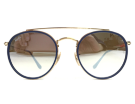 Ray-Ban Sonnenbrille Rb3647-n 001/9u Doppel Brücke Arista mit Brown Silber - $108.88