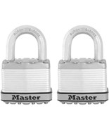 Master Lock M5XT Magnum Heavy Duty Outdoor Padlock with Key, 2 Pack Keye... - $51.02 CAD