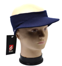 Broke Cap Navy  Hat Headband with Visor One Size Unisex Italy - $27.69