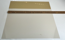 70s Appliance Replacement Panel Harvest Gold/Beige GE 24x7 &amp; 24x17&quot; Meta... - $89.09