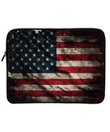 Patriotic 2-Sided Print 16&quot; Laptop Sleeve - USA Laptop Sleeve - Illustra... - £27.25 GBP