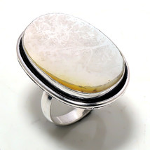 Mother Of Pearl Gemstone Handmade Fashion Ethnic Gifted Ring Jewelry 8&quot; SA 5725 - $5.19