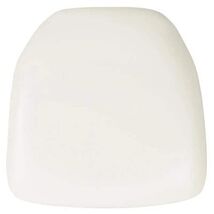 Premium Firm Support White Vinyl Cushion for Chiavari Chairs - $61.94