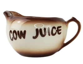 Collectible Vintage Cow Juice Jug Handle Cream Pitcher Sugar Bowl Ceramic Set  - £37.25 GBP