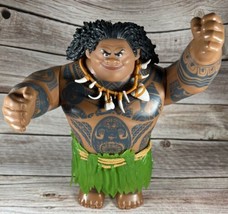 Hasbro 2015 Disney Moana Mega Maui Doll Toy Action Figure 10&quot;  No Hook - £10.17 GBP