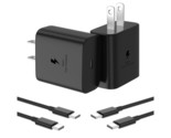45W Samsung Charger 2 Pack Super Fast Charger Type C For Samsung Galaxy ... - $48.99