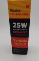 BULBS Kodak 41067 25 W Equivalent LED Light Bulb Torpille Edison - £7.43 GBP