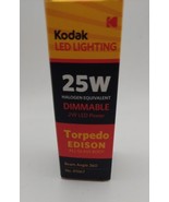 BULBS Kodak 41067 25 W Equivalent LED Light Bulb Torpille Edison - $9.90